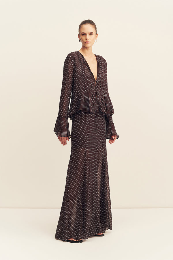 MADDOX PANELLED MAXI SKIRT_F