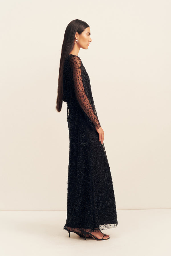 Mona Cowl Back Maxi Dress | Black | Dresses | Shona Joy Mona Cowl Back Maxi Dress | Black | Dresses | Shona Joy