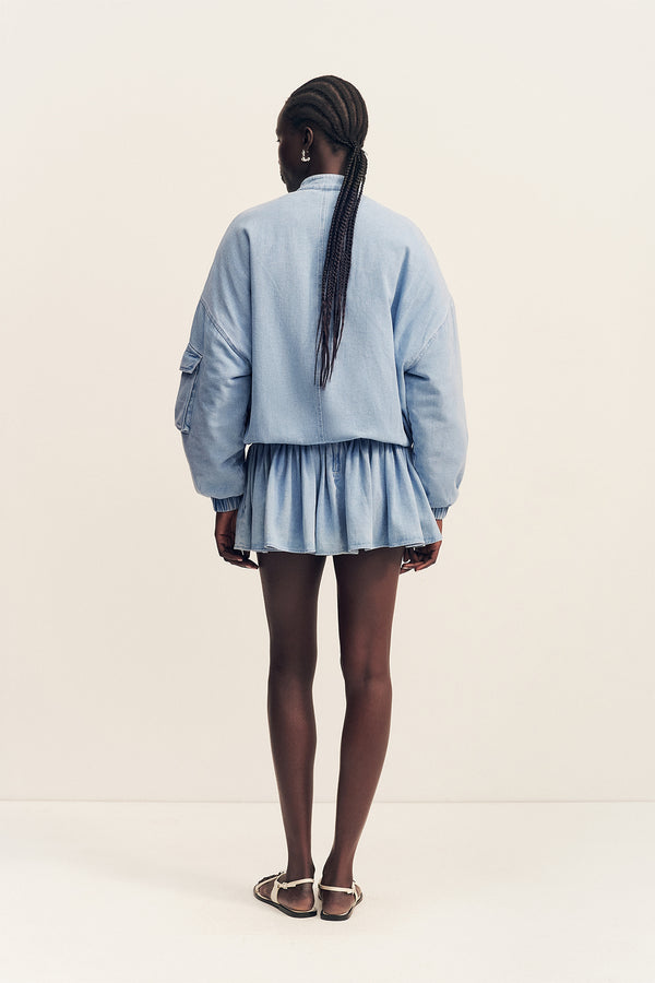 ELLSWORTH GATHERED MINI SKIRT