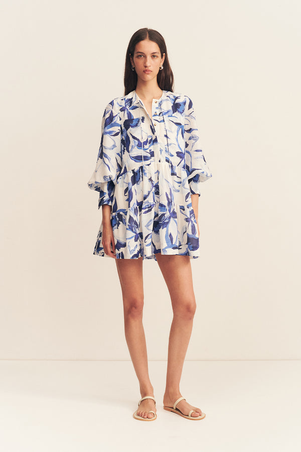 WILLA TIERED MINI DRESS_F
