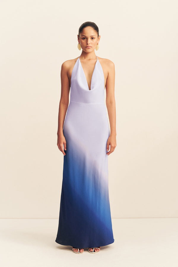Lottie Silk Low Cowl Maxi Dress | Lilac Eclipse | Dresses | Shona Joy Lottie Silk Low Cowl Maxi Dress | Lilac Eclipse | Dresses | Shona Joy