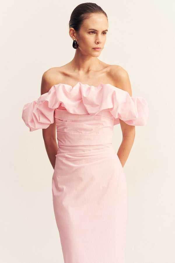 Campbell Off Shoulder Bubble Maxi Dress | Ballerina | Dresses | Shona Joy Campbell Off Shoulder Bubble Maxi Dress | Ballerina | Dresses | Shona Joy