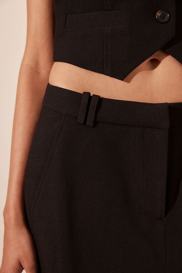 IRENA SIDE SPLIT MAXI SKIRT - BLACK_D