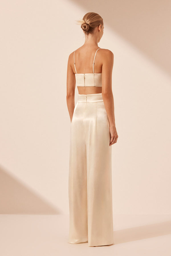 LA LUNE TUXEDO TROUSER - CREAM_B