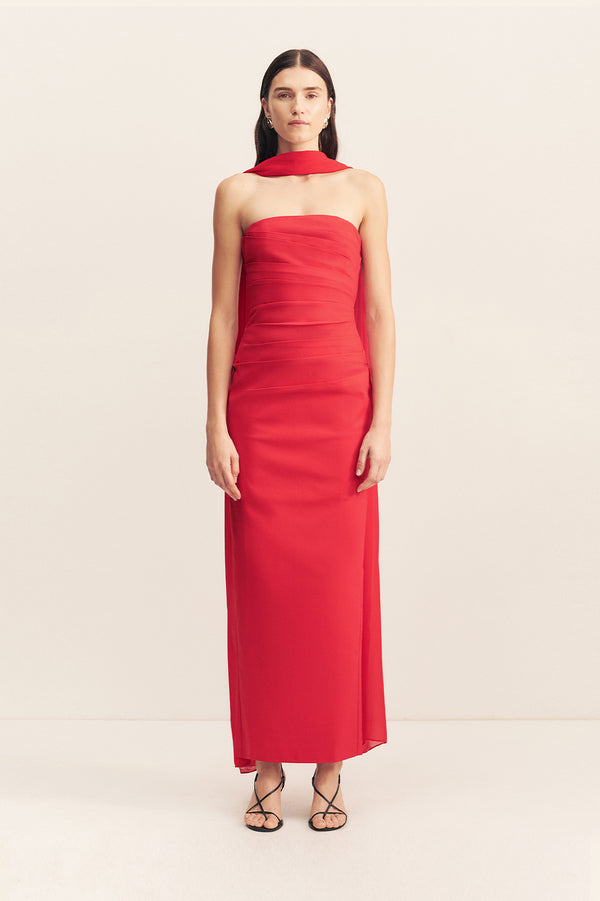 LUCENT SCARF  - CHILLI_F