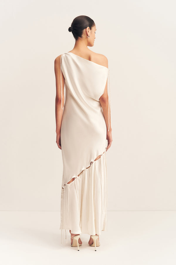 SAVANNA TIE MAXI DRESS - IVORY_B