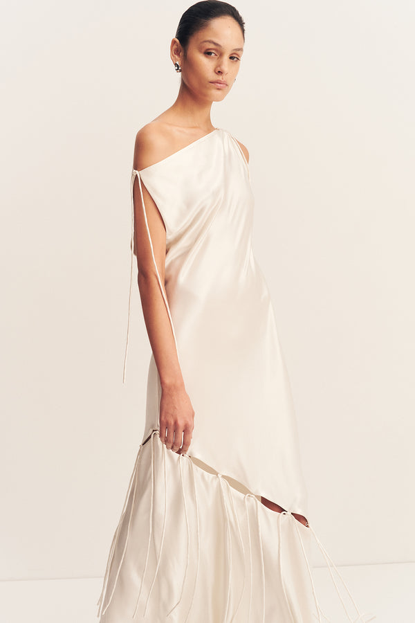 SAVANNA TIE MAXI DRESS - IVORY_D
