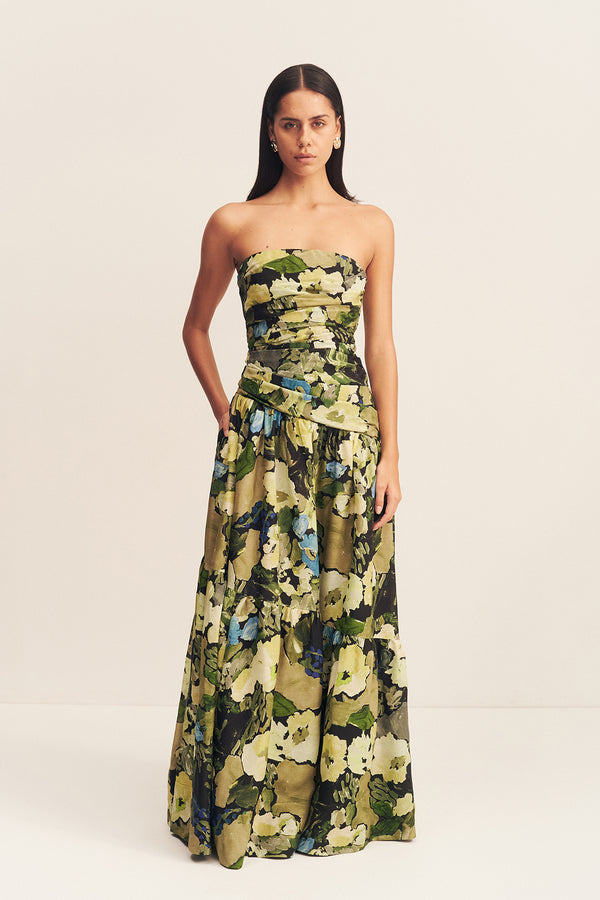 WEYES STRAPLESS TIERED MAXI DRESS_F