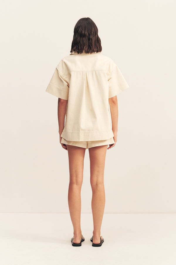 SIERRA PULLOVER TOP - CREAM