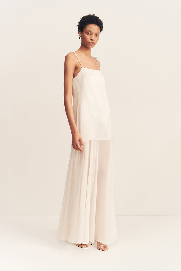 Moraya Dropped Waist Maxi Dress | Ivory | Dresses | Shona Joy Moraya Dropped Waist Maxi Dress | Ivory | Dresses | Shona Joy