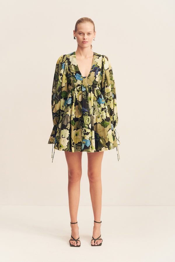 WEYES LONG SLEEVE MINI DRESS_F