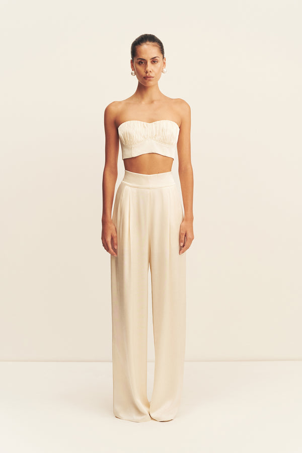 LA LUNE TUXEDO TROUSER - CREAM