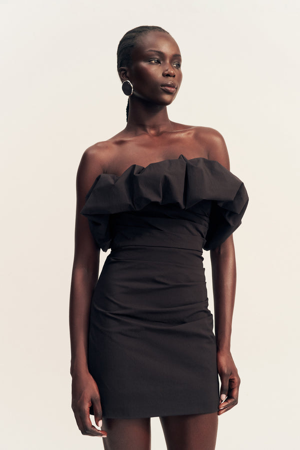 Campbell Strapless Bubble Mini Dress | Black | Dresses | Shona Joy Campbell Strapless Bubble Mini Dress | Black | Dresses | Shona Joy