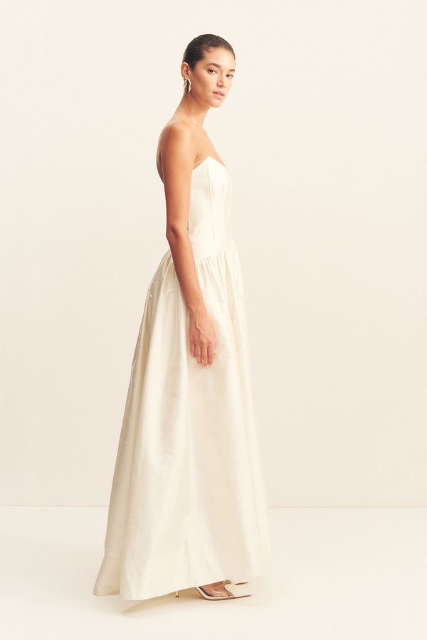LUCERO CORSET GOWN - IVORY_S