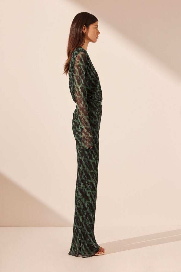 REMI BIAS CUT FLARED PANT_S