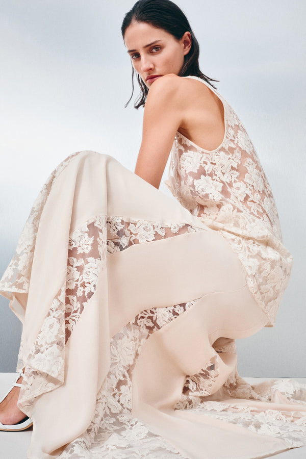PRESLEY PANELLED MAXI SKIRT