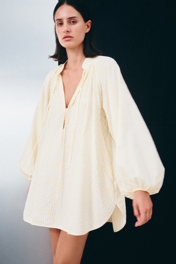 ELIO BLOUSON MINI DRESS_F