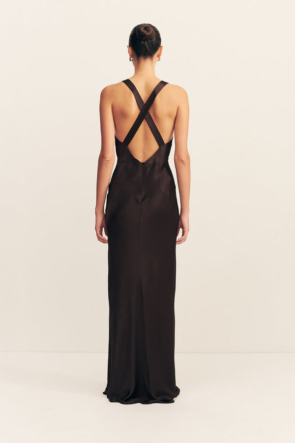 LA LUNE PLUNGED CROSS BACK MAXI DRESS | BLACK | DRESSES | SHONA JOY Shona Joy LA LUNE PLUNGED CROSS BACK MAXI DRESS | BLACK | DRESSES | SHONA JOY Shona Joy