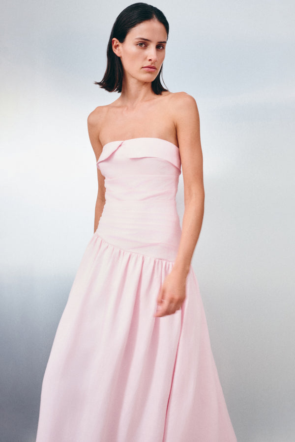 GIGI STRAPLESS MAXI DRESS - SAKURA