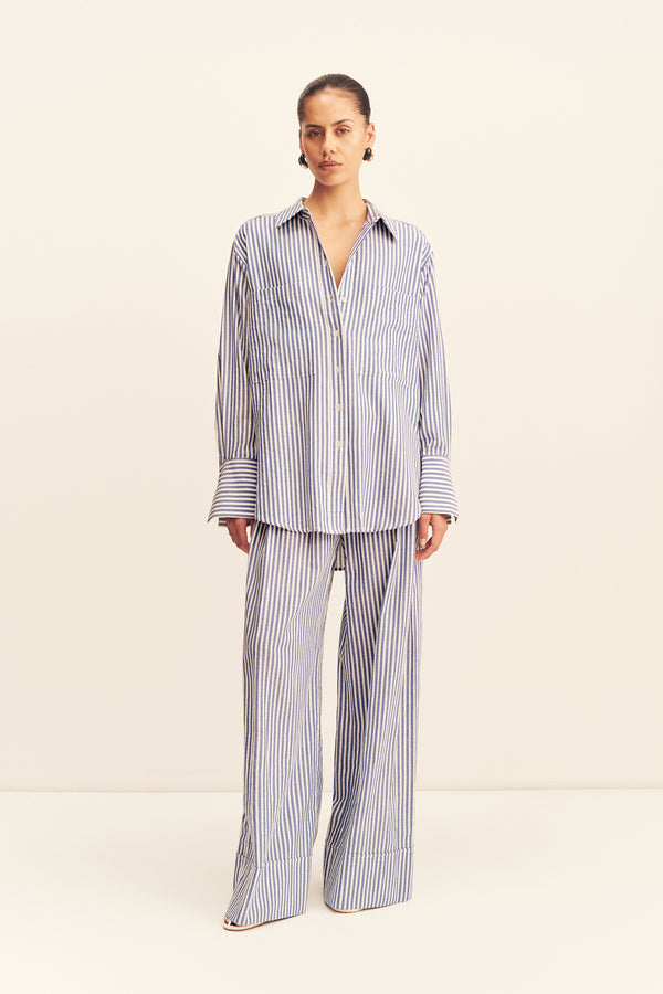 YASMINE CURVED HEM SHIRT_F