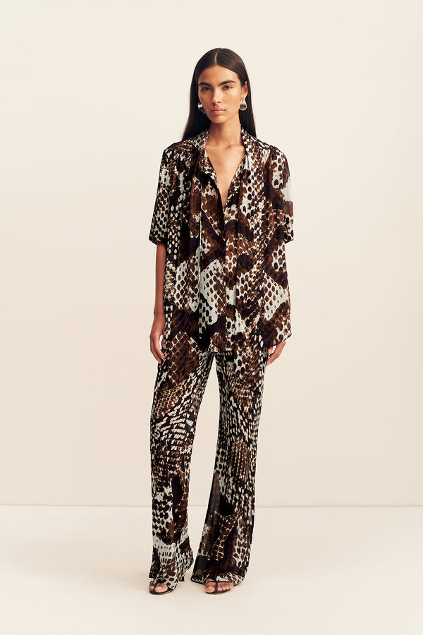 MAIA SHEER BIAS DRAWSTRING PANT