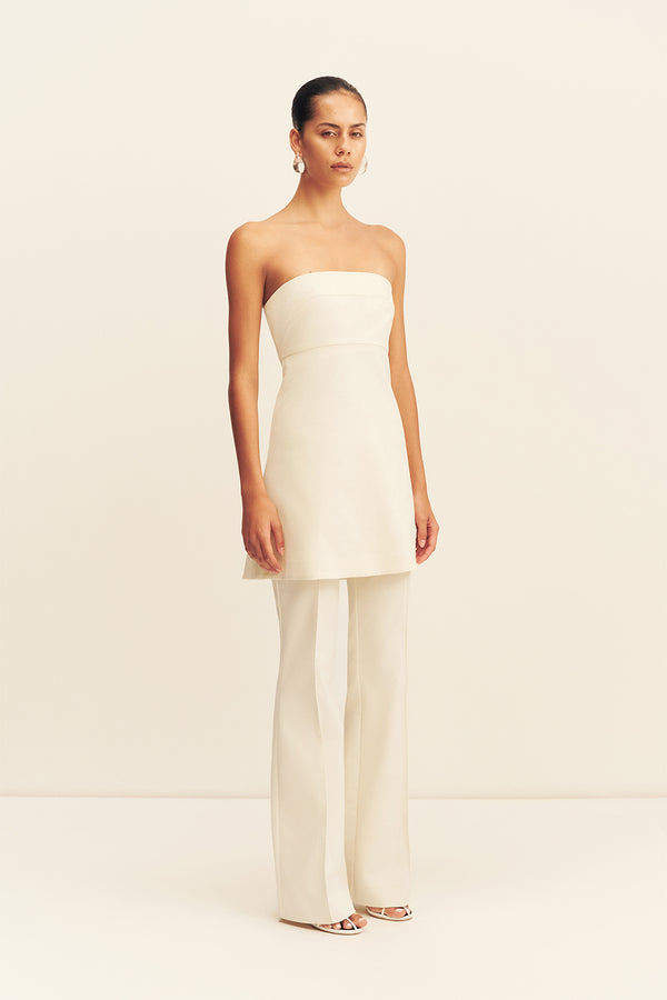 LANI BOOT CUT FLARED PANT - RICE