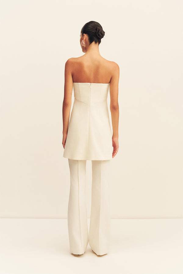 LANI BOOT CUT FLARED PANT - RICE