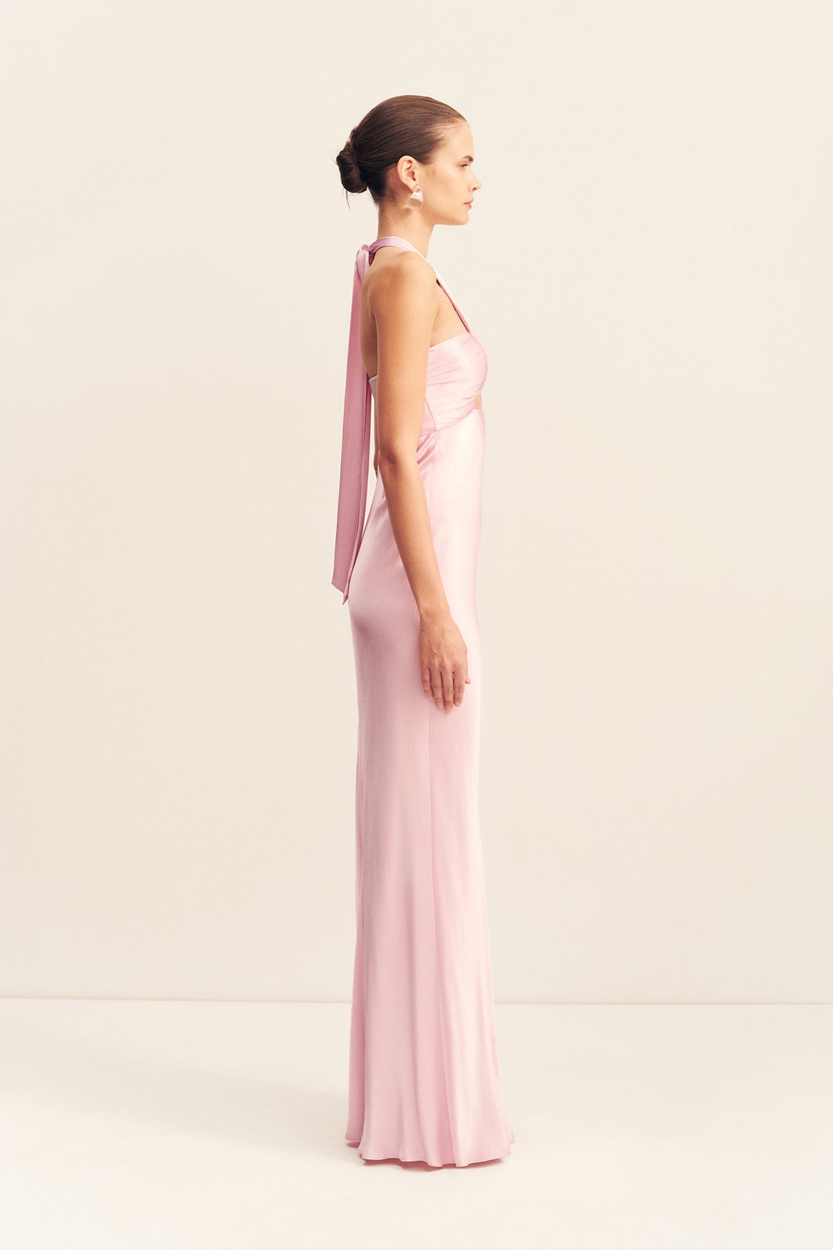 La Lune Ruched Halter Maxi Dress | Blossom | Dresses | Shona Joy