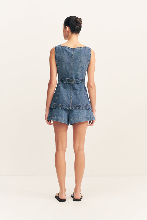 RAQUEL VEST - VINTAGE BLUE_B