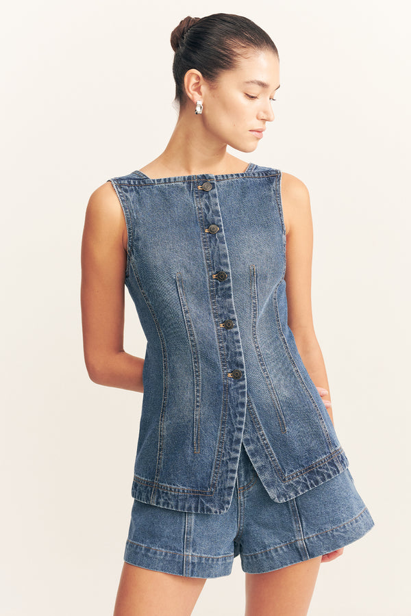 RAQUEL VEST - VINTAGE BLUE_D