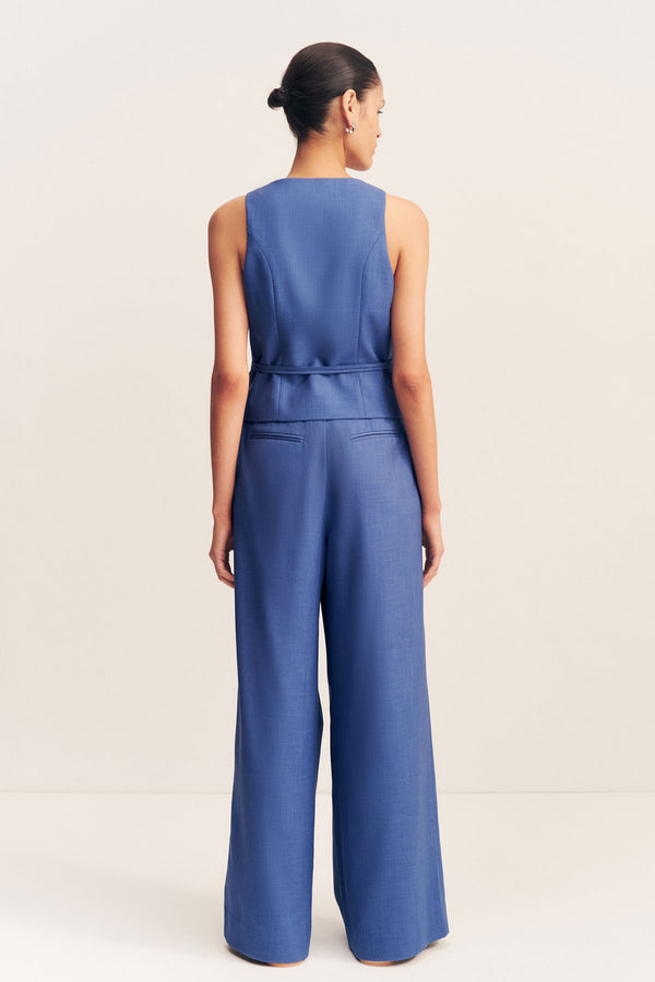 ASHER BELTED VEST - OCEAN BLUE_B