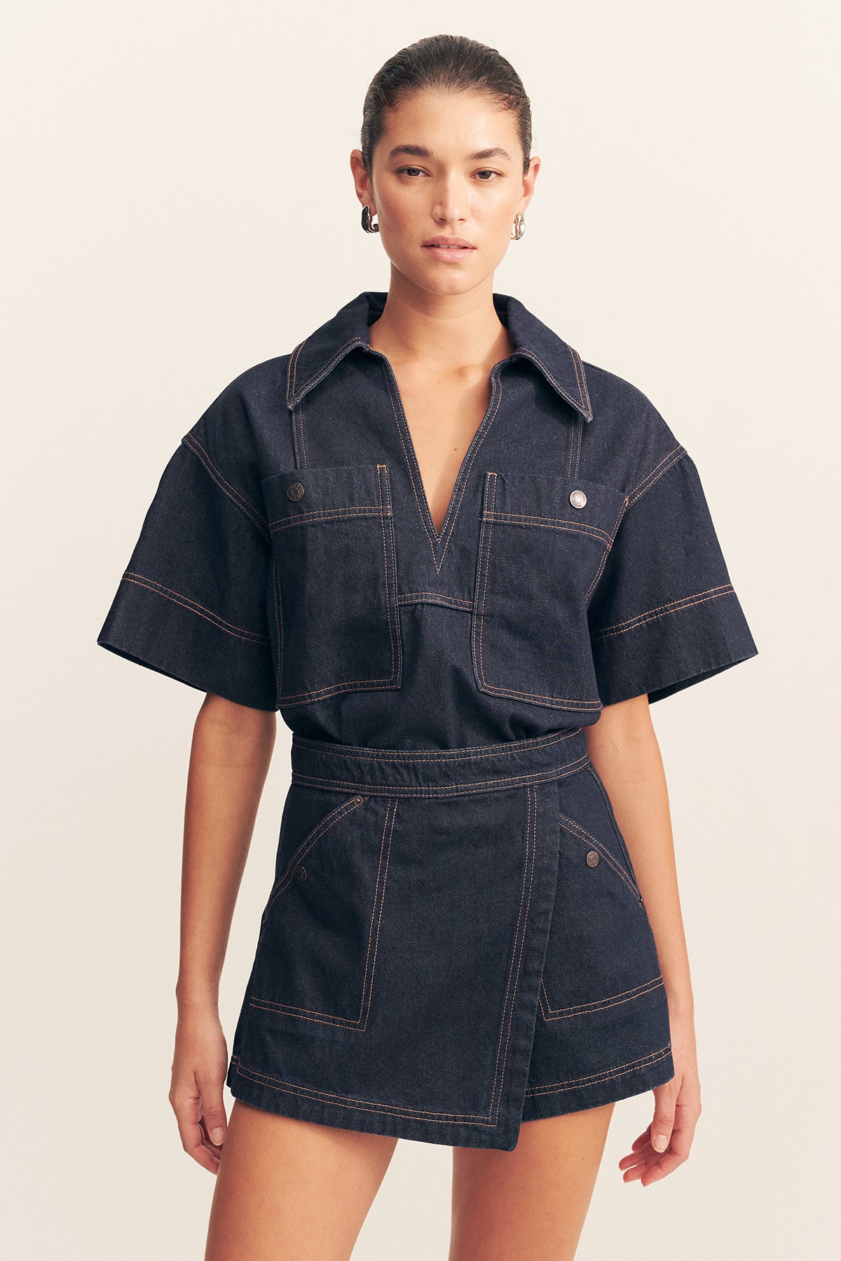 Rita Pullover Top | Deep Indigo | Tops | Shona Joy