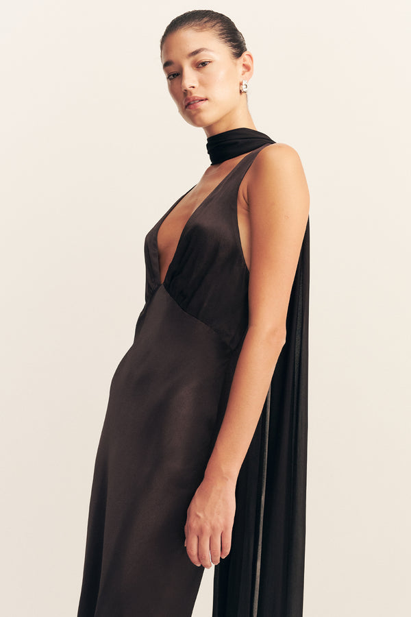 LUCENT SCARF  - BLACK
