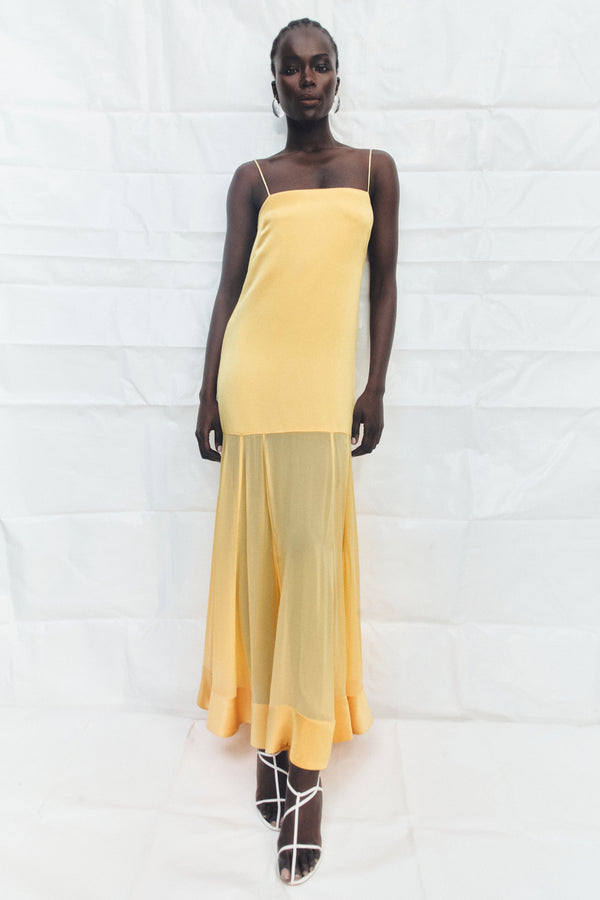Moraya Dropped Waist Maxi Dress | Soleil | Dresses