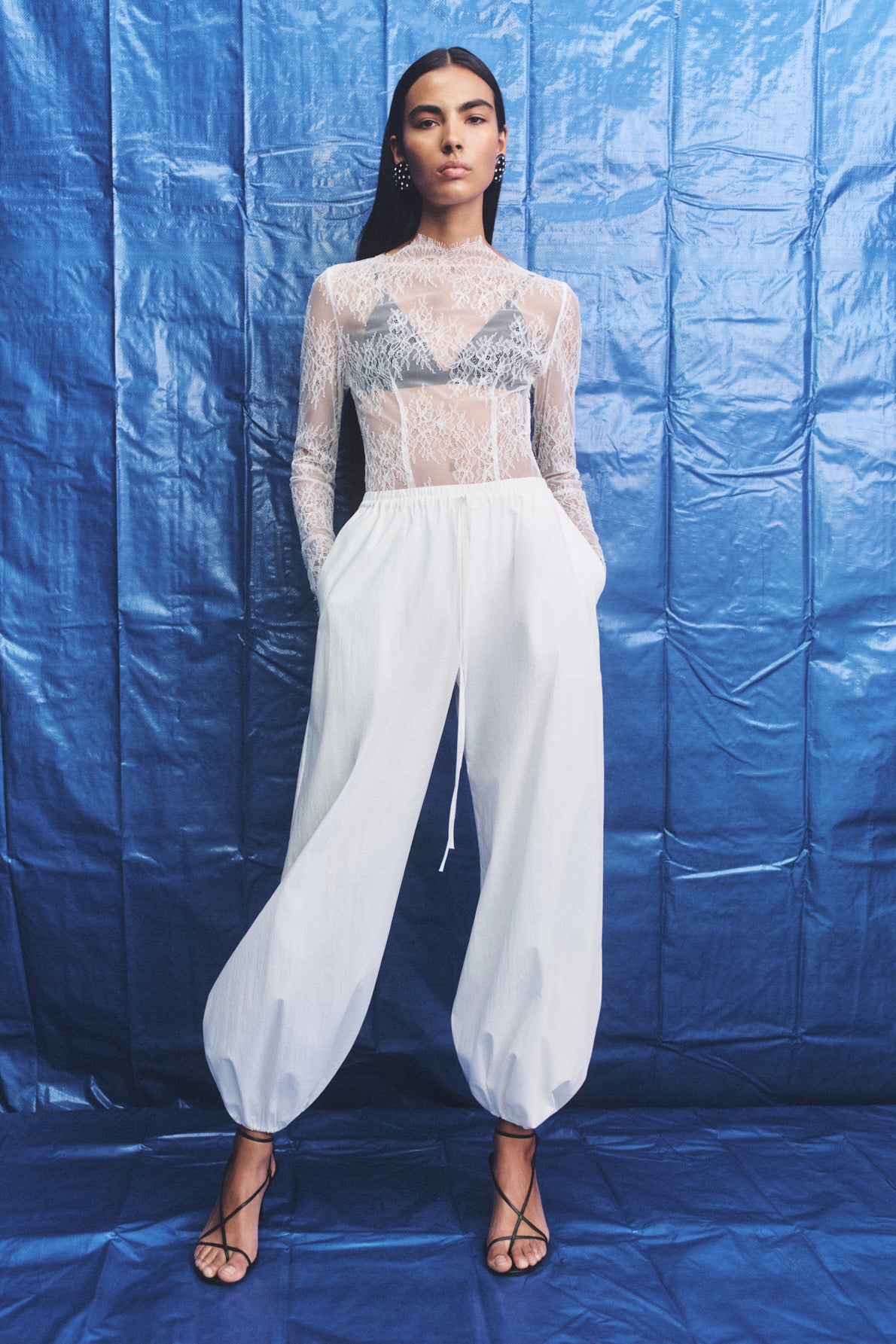 パンツ Daydream Harbor Trousers M Ivory Campbell Harem Pant | Ivory | Pants | Shona Joy