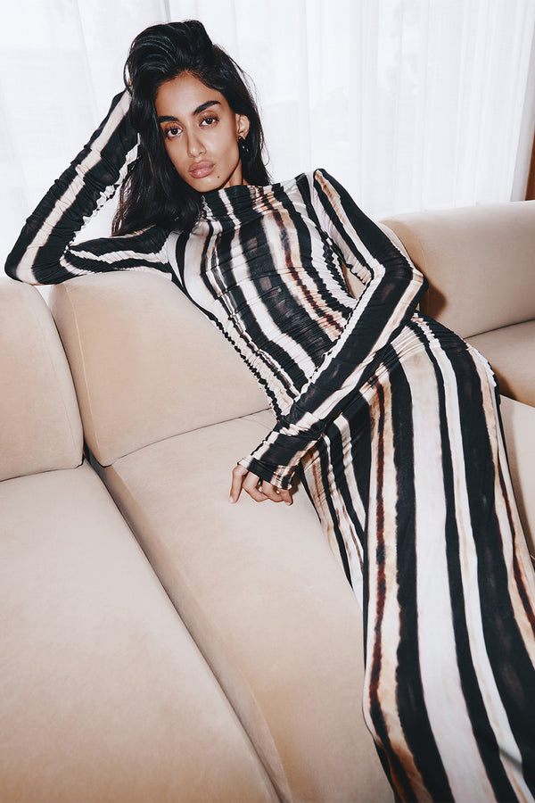 OLENE SLINKY JERSEY MAXI DRESS