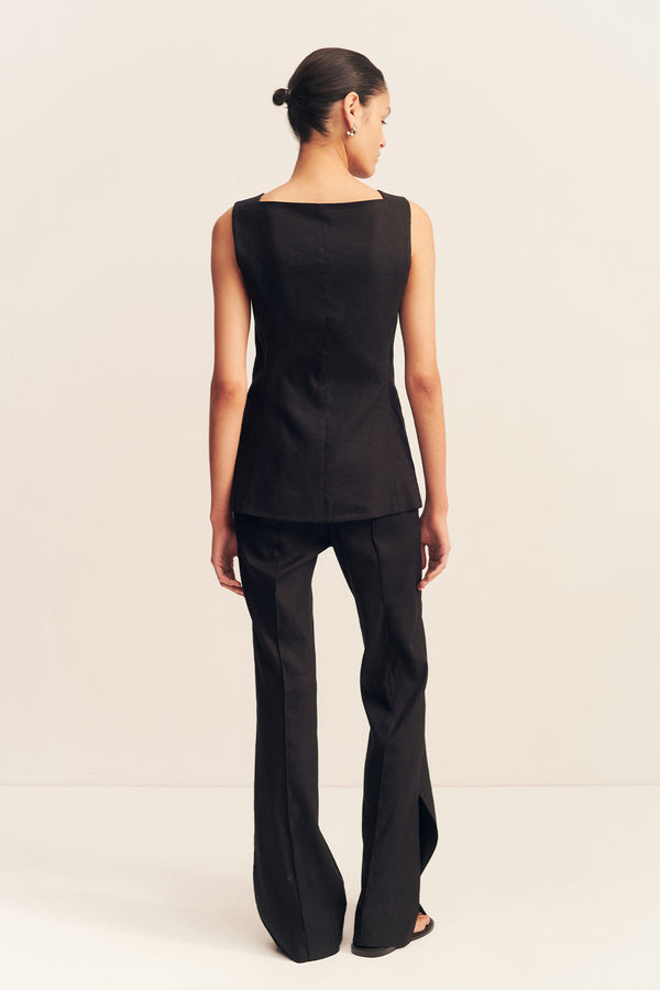 KASBAH VEST - BLACK_B