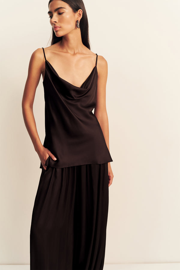 AGNES HAREM PANT - ESPRESSO