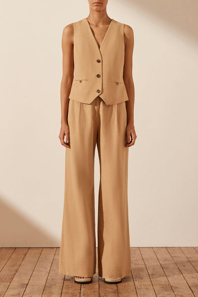 Linen Belted Pants - Our Second Nature