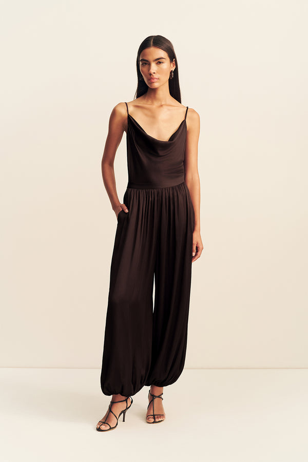 AGNES HAREM PANT - ESPRESSO_F