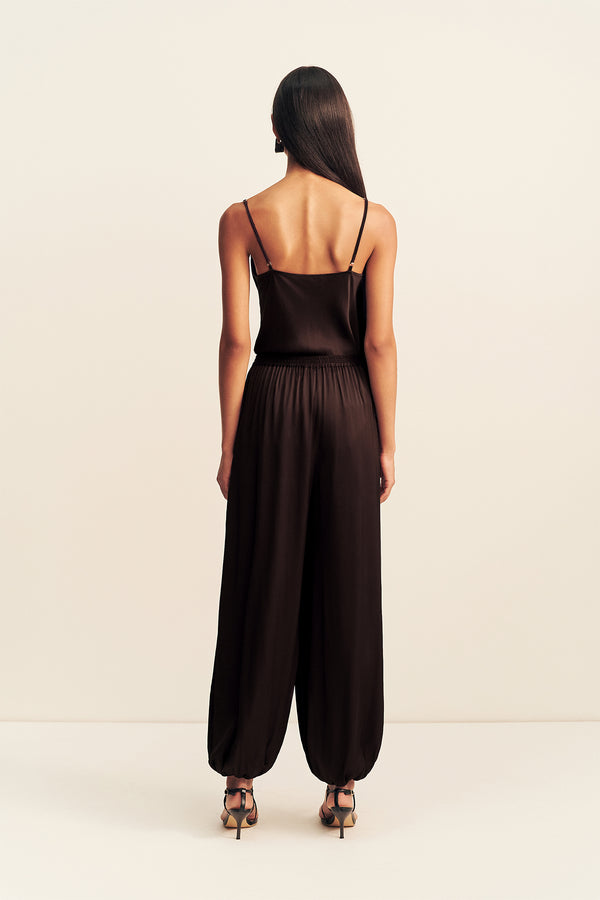 AGNES HAREM PANT - ESPRESSO