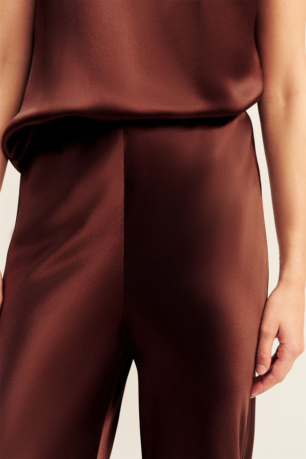 SAVANNA BIAS PANT - COFFEE