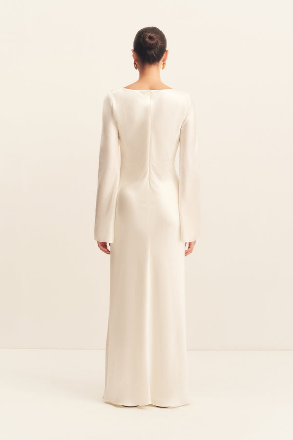 Huxley Long Sleeve Cowl Maxi Dress | Vanilla | Dresses | Shona Joy Huxley Long Sleeve Cowl Maxi Dress | Vanilla | Dresses | Shona Joy