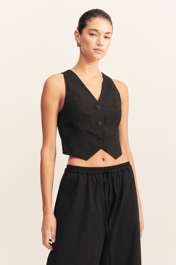 CAMPBELL VEST - BLACK