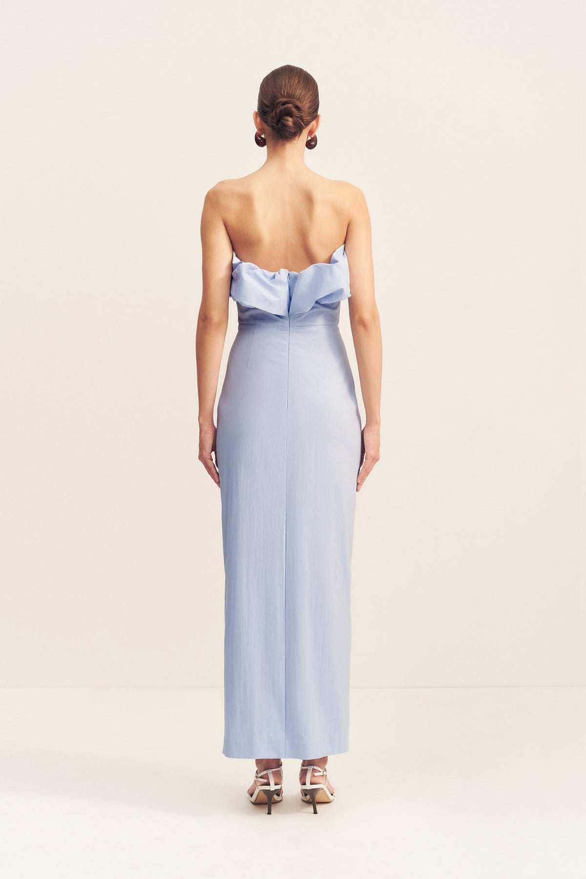 Campbell Strapless Bubble Maxi Dress Cornflower Blue Dresses — free download