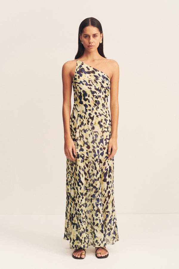 KINETIC ASYMMETRIC PANEL MAXI DRESS_F