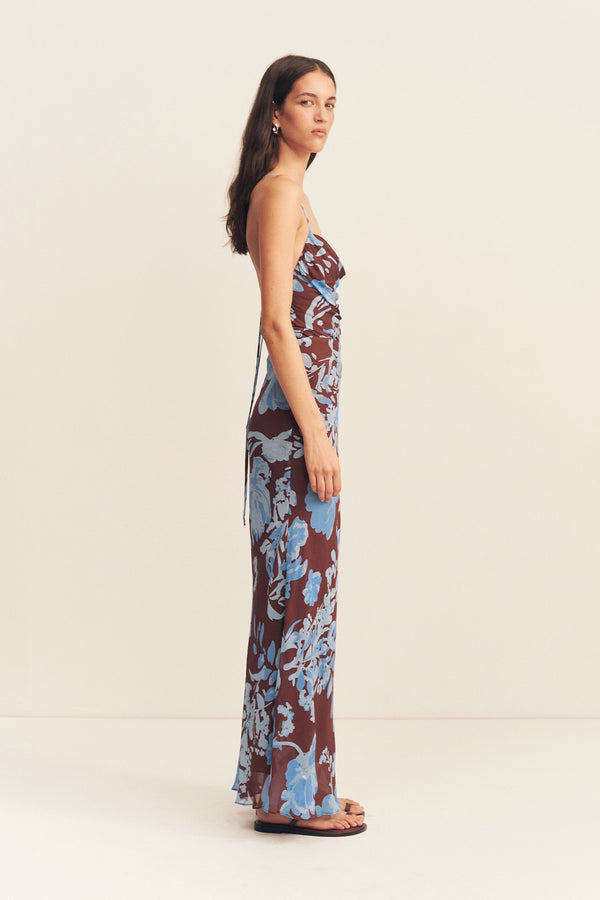 OLSON LACE BACK BIAS MAXI DRESS_S