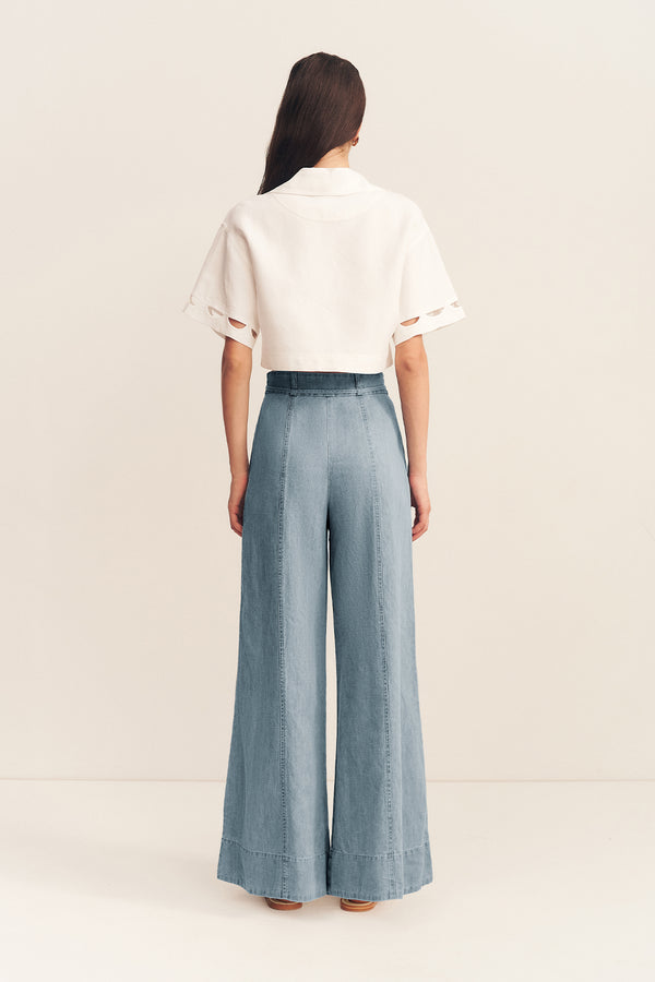 ELLSWORTH PALAZZO PANTS - BLEACHED BLUE_B