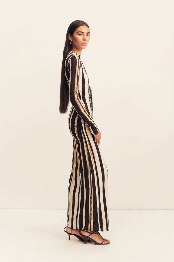 OLENE SLINKY JERSEY MAXI DRESS