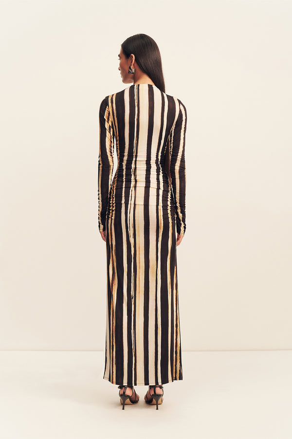 OLENE SLINKY JERSEY MAXI DRESS